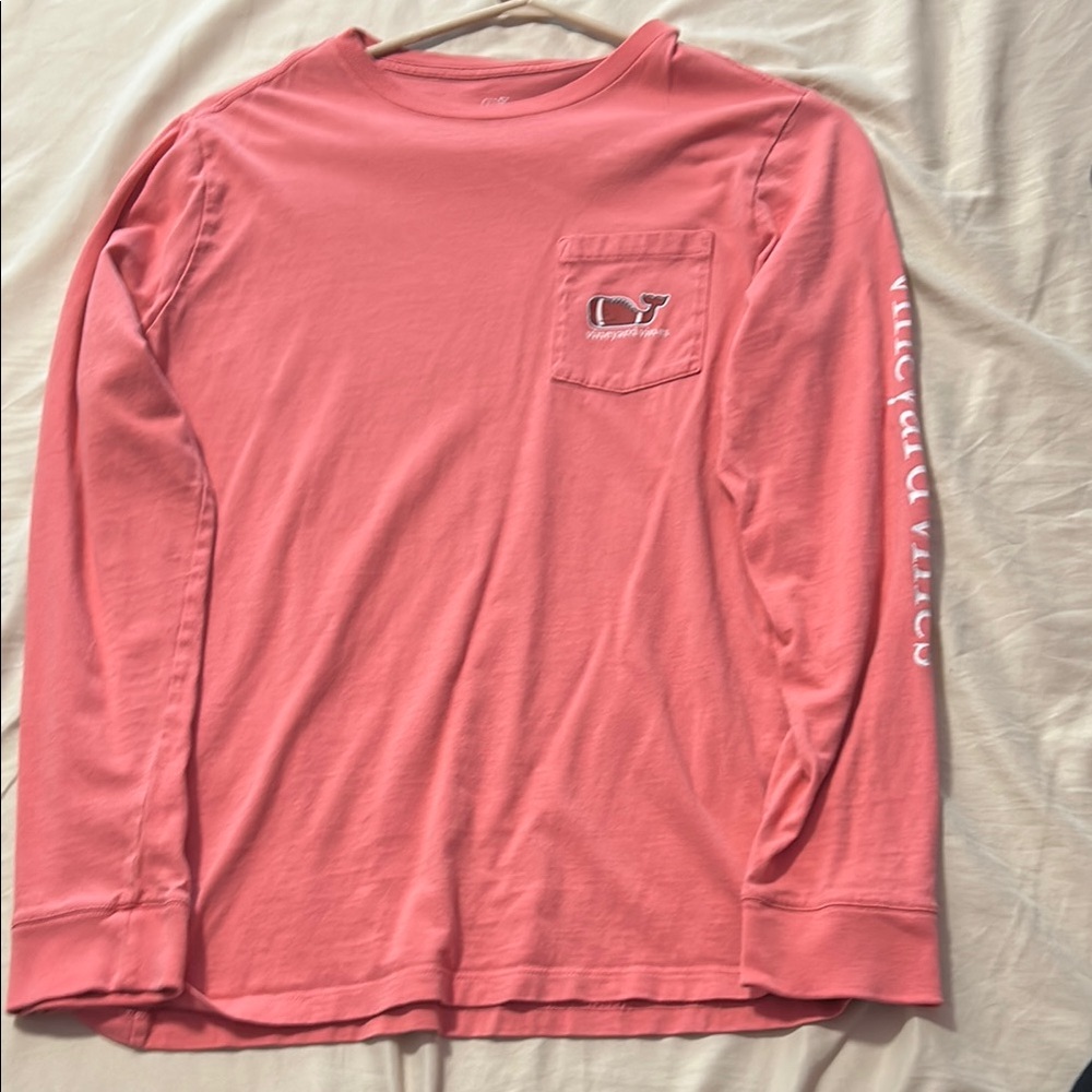 Vineyard Vines Pink Long Sleeve Tee
